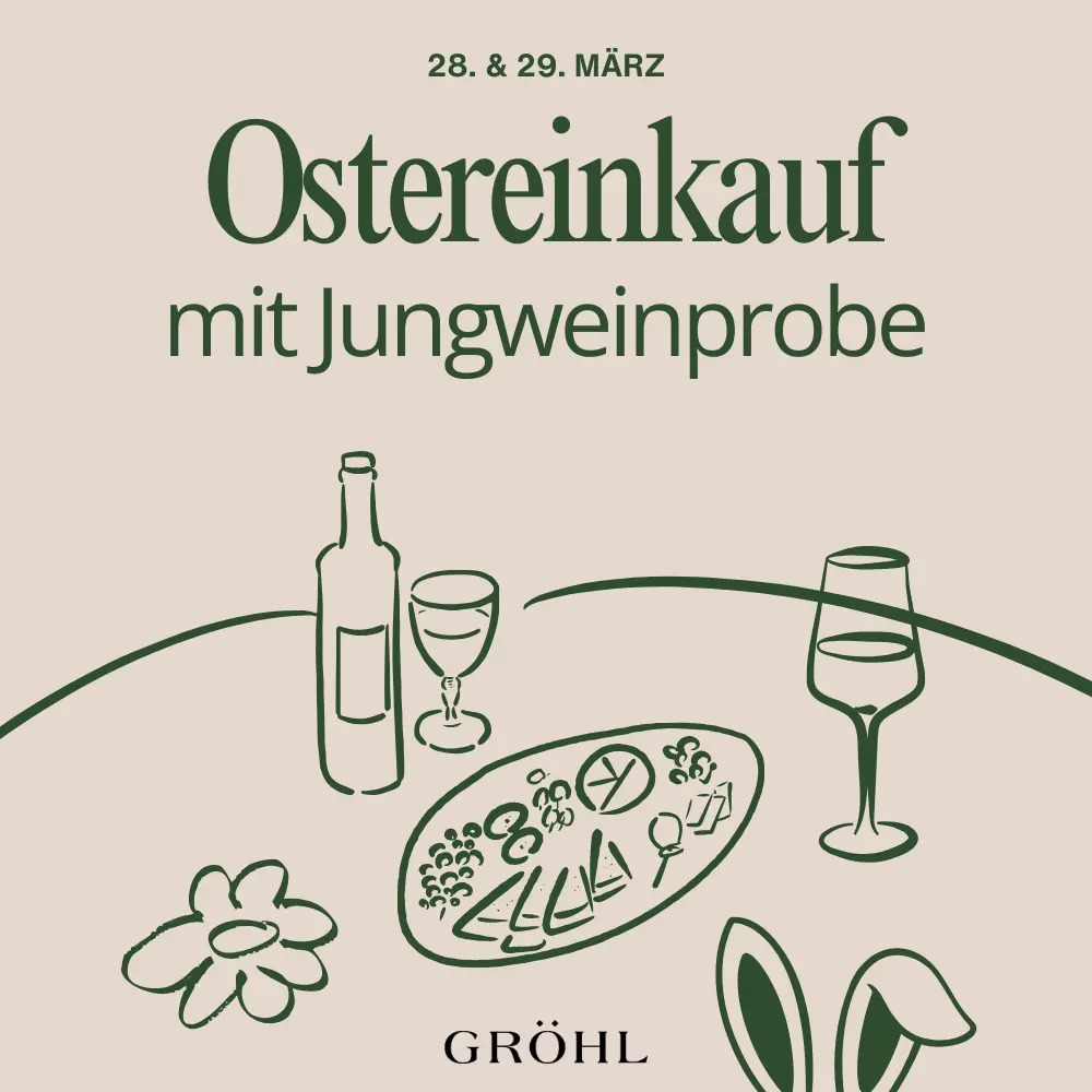 Ostereinkauf mit Jungweinprobe